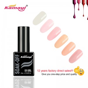 Kamayi egyedi márkájú forró értékesítésű 72colors Professional Color UV-gél körömlakk12ml körömre