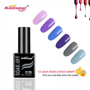 Kamayi Custom Private Label köröm szalon 72 színű akril gél körömlakk áztatás félig állandó UV gél lakk nagykereskedelem